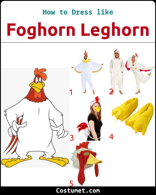 Foghorn Leghorn Costume for Cosplay & Halloween