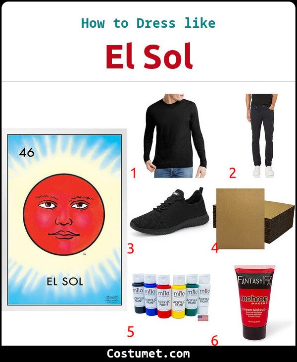 El Sol Costume for Cosplay & Halloween