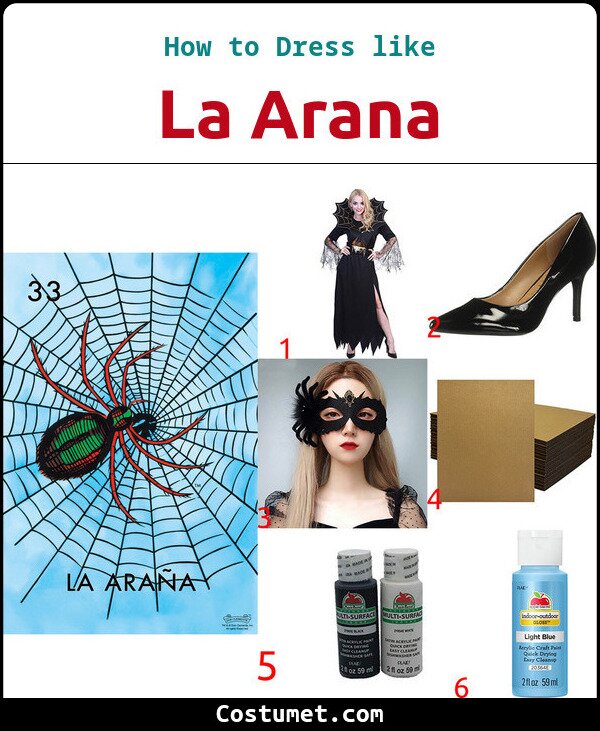 La Arana Costume for Cosplay & Halloween