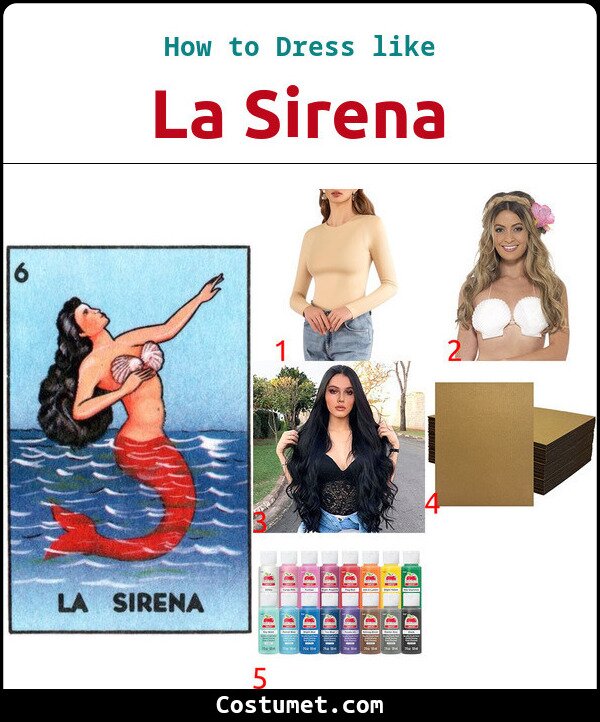 La Sirena Costume for Cosplay & Halloween