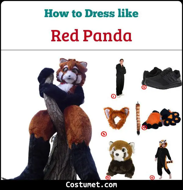 Red Panda Costume for Cosplay & Halloween
