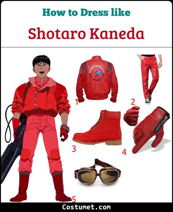 Shotaro Kaneda Costume for Cosplay & Halloween