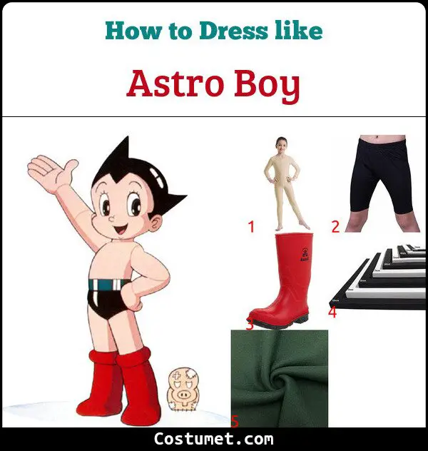 Astro Boy Costume for Cosplay & Halloween