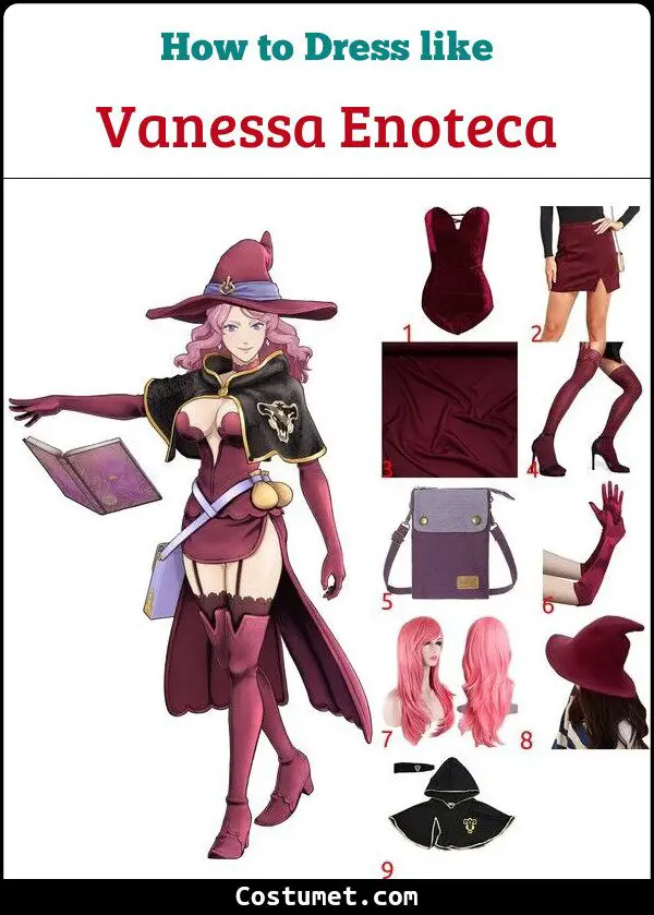 Vanessa Enoteca Costume for Cosplay & Halloween