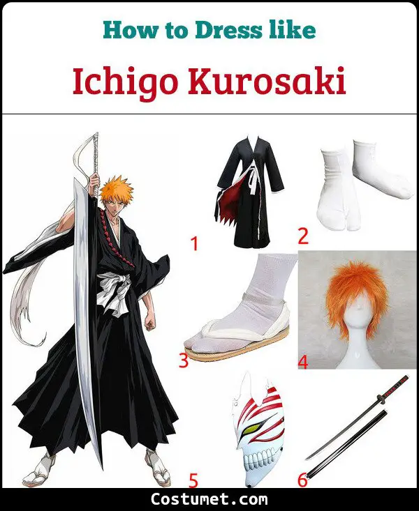 Ichigo Kurosaki Costume for Cosplay & Halloween