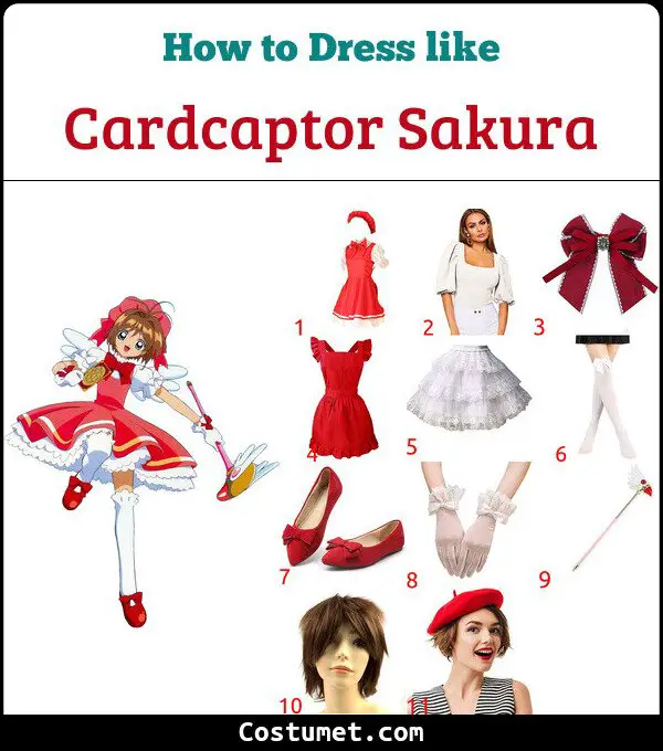 Cardcaptor Sakura Costume for Cosplay & Halloween