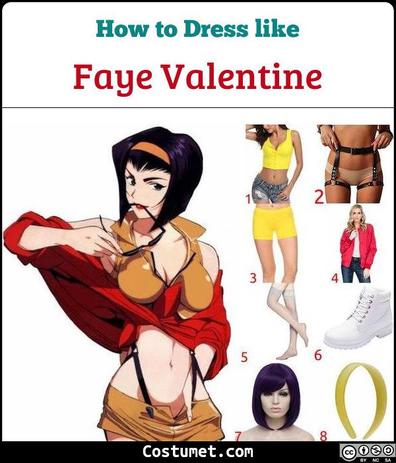 Faye Valentine (Cowboy Bebop) Costume for Cosplay & Halloween 2023