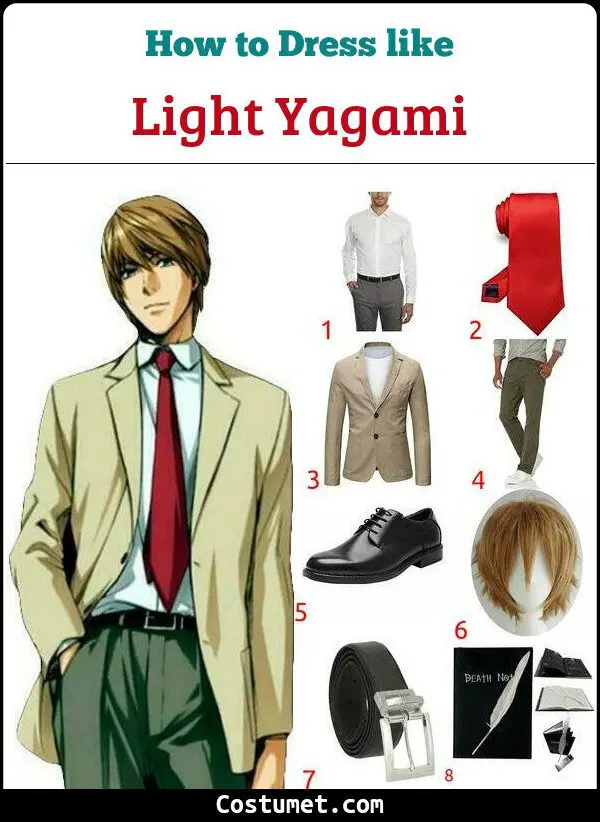 Light Yagami Costume for Cosplay & Halloween