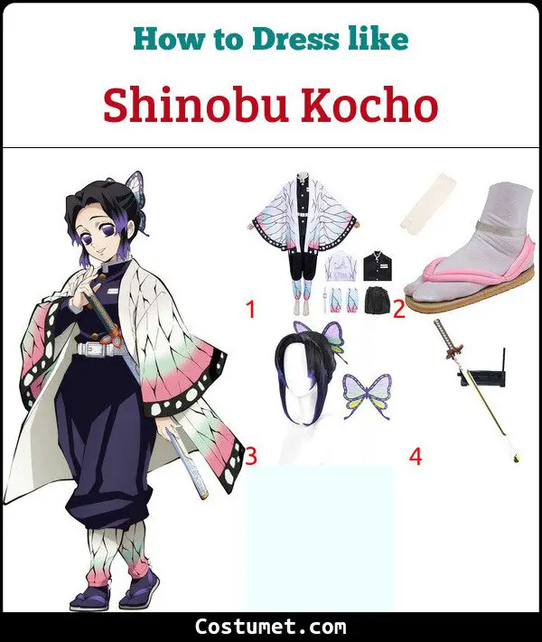 Shinobu Kocho Costume for Cosplay & Halloween