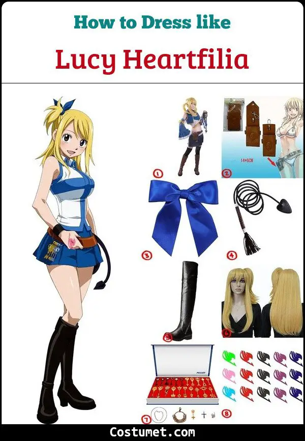 Lucy Heartfilia Costume for Cosplay & Halloween