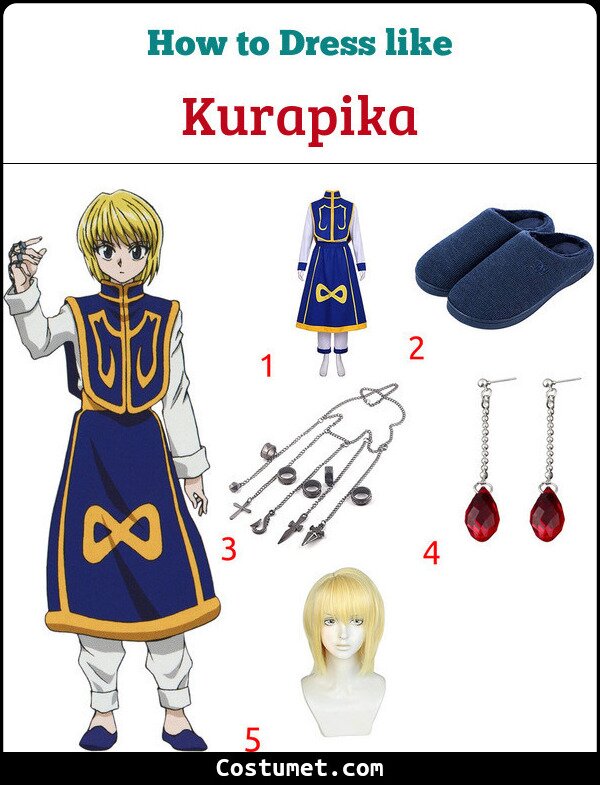 Kurapika Costume for Cosplay & Halloween