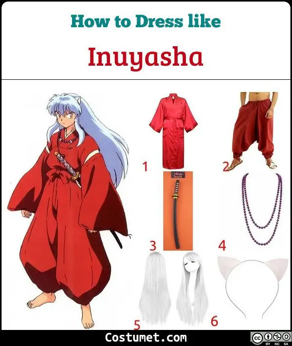 Inuyasha Costume for Cosplay & Halloween