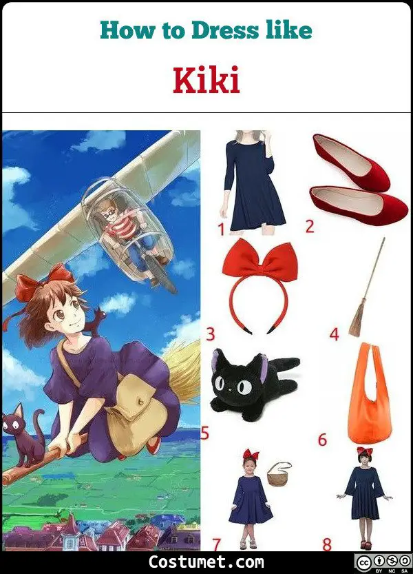 Kikis Delivery Service Costume for Cosplay & Halloween