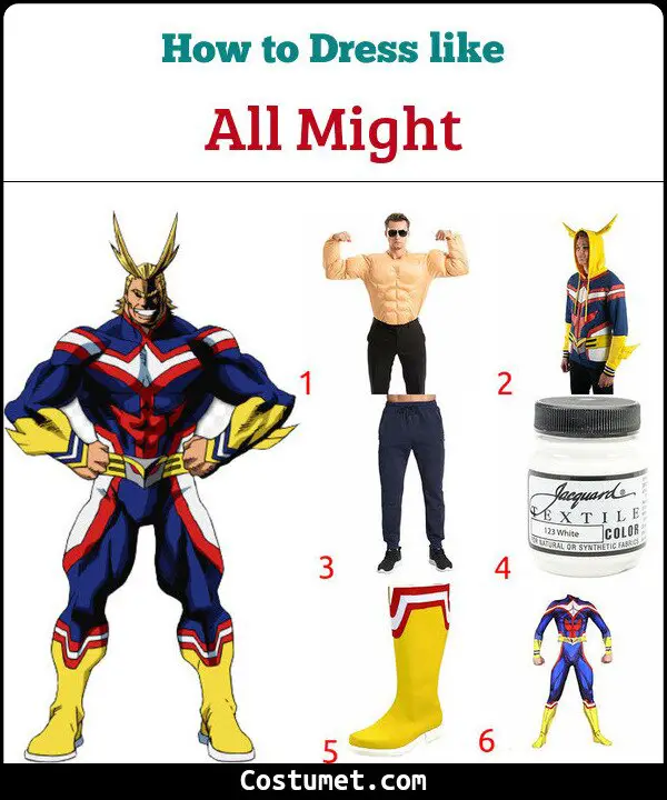 All Might Costume for Cosplay & Halloween