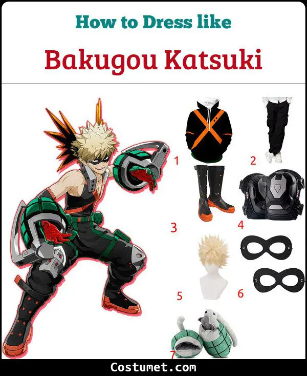 Bakugou Katsuki Costume for Cosplay & Halloween