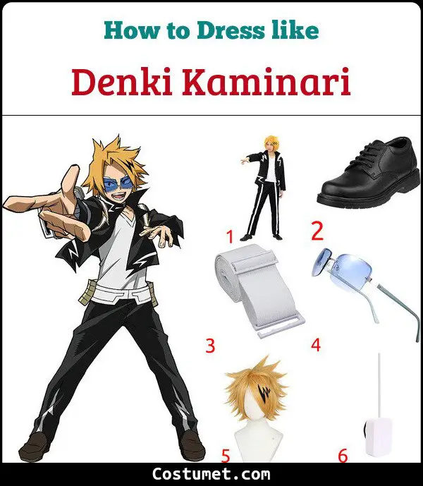 Denki Kaminari Costume for Cosplay & Halloween