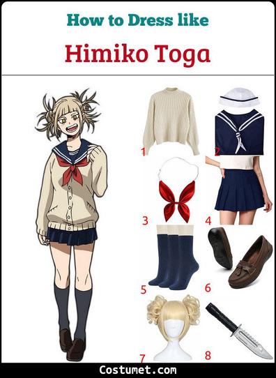 Himiko Toga (My Hero Academia) Costume for Cosplay & Halloween 2023