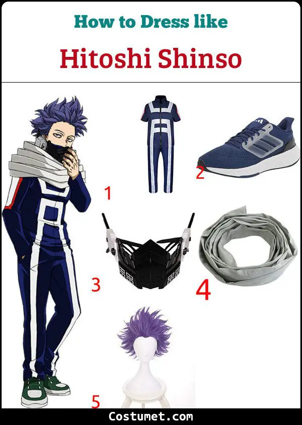 Hitoshi Shinso Costume for Cosplay & Halloween