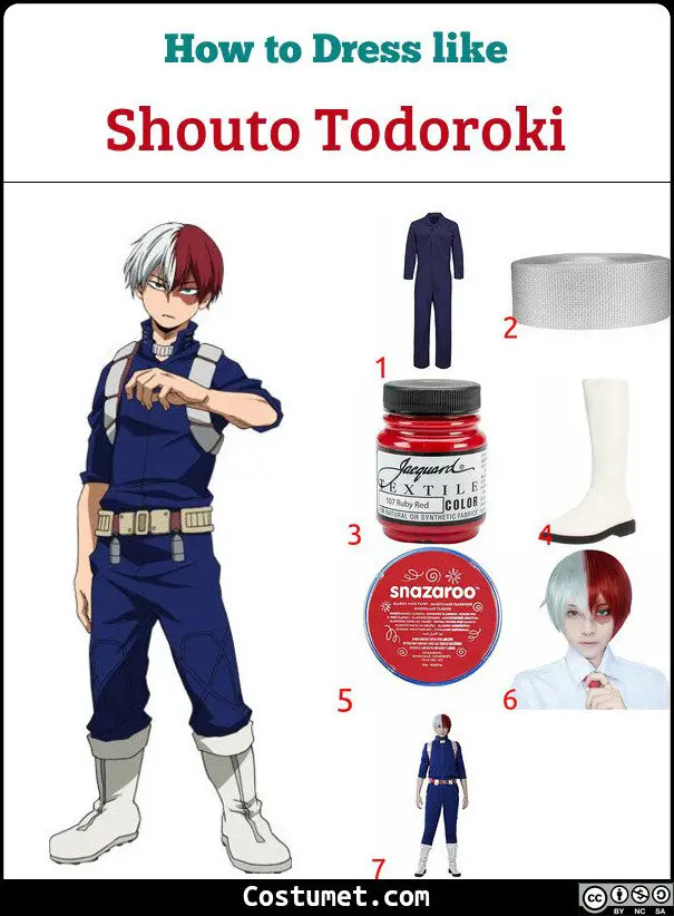 Shouto Todoroki Costume for Cosplay & Halloween