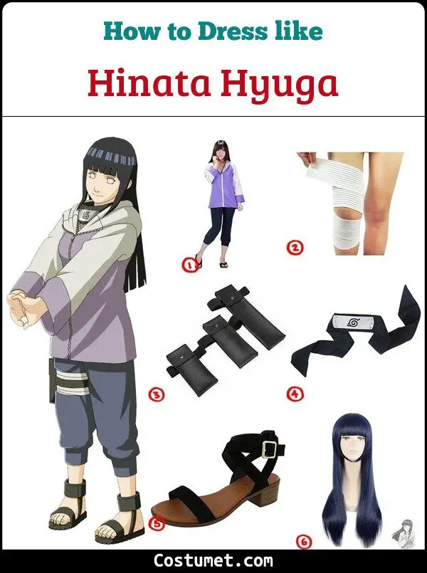 Hinata Hyuga Costume for Cosplay & Halloween