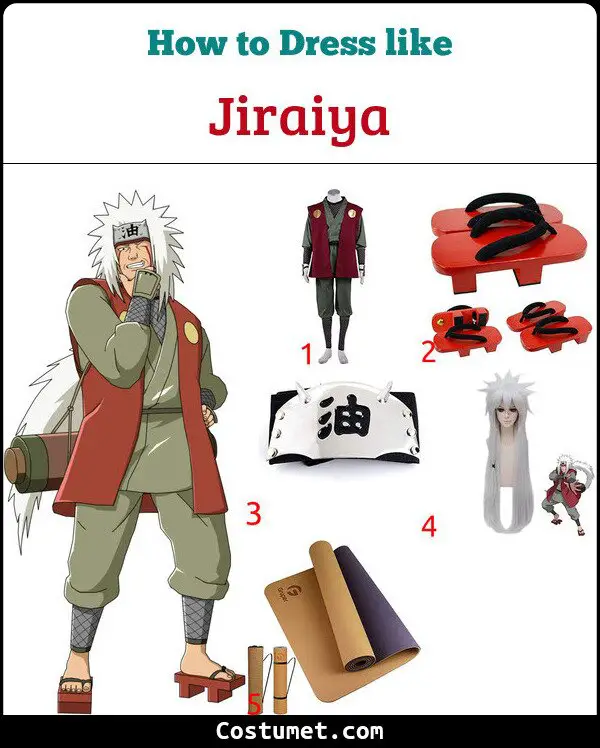 Jiraiya Costume for Cosplay & Halloween