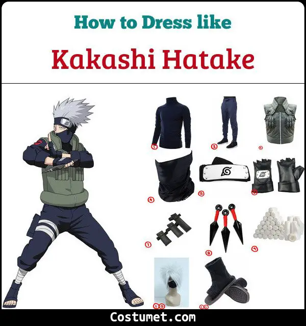 Kakashi Hatake Costume for Cosplay & Halloween