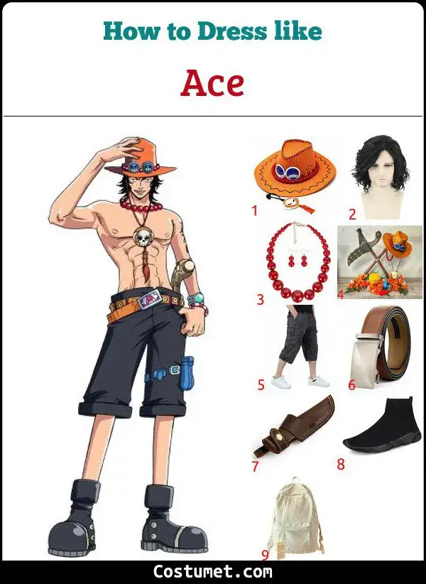 Ace'S (One Piece) Costume For Cosplay & Halloween 2023