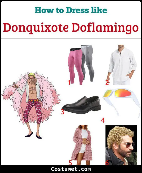 Donquixote Doflamingo Costume for Cosplay & Halloween
