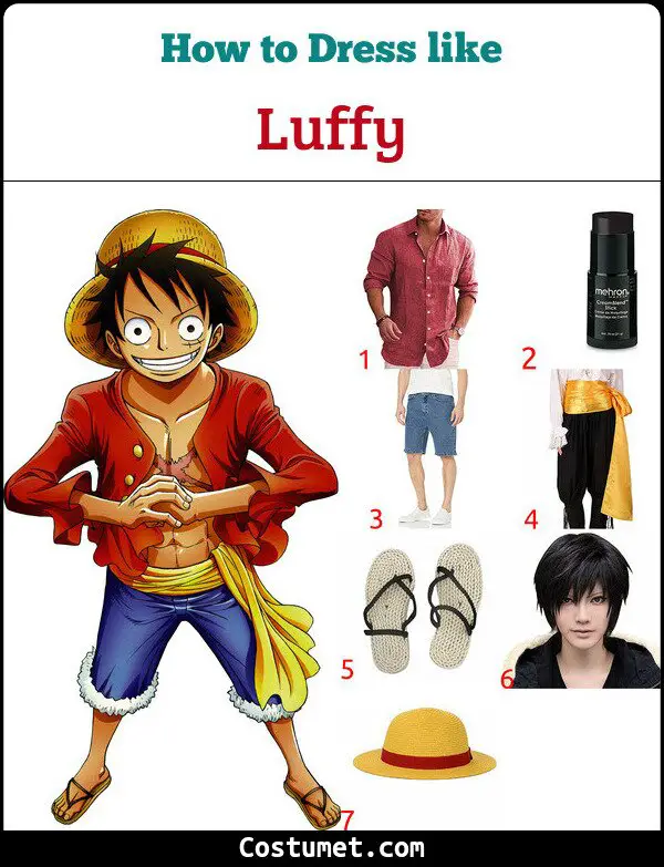 Luffy Costume for Cosplay & Halloween