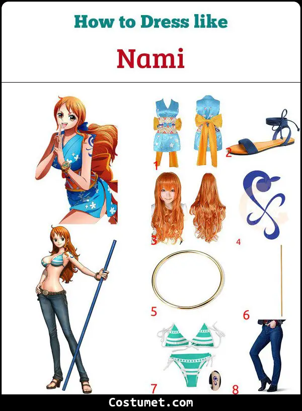 Nami Costume for Cosplay & Halloween