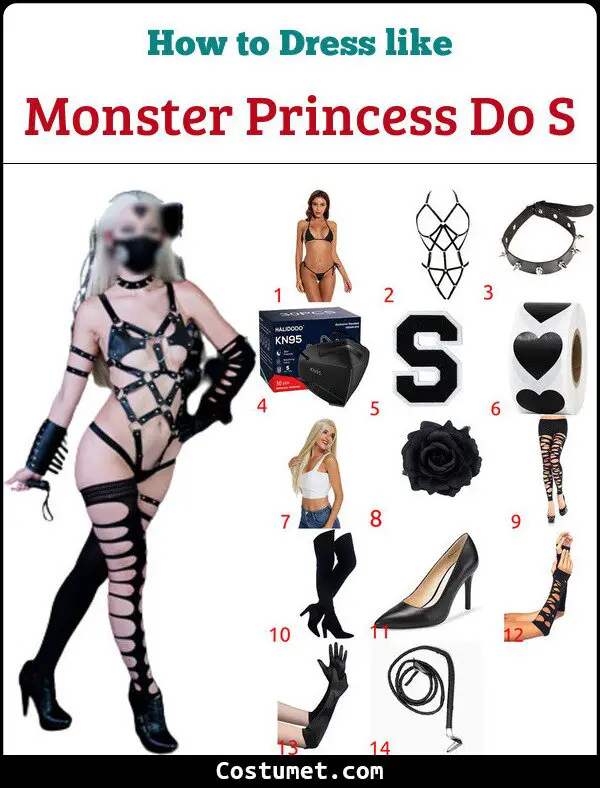 Monster Princess Do S Costume for Cosplay & Halloween