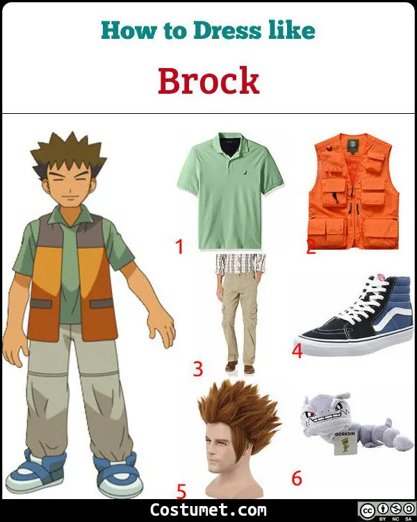 Brock Costume for Cosplay & Halloween