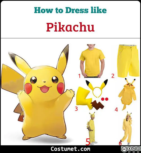 Pikachu Costume for Cosplay & Halloween