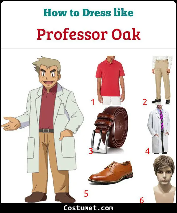 Professor Oak Costume for Cosplay & Halloween