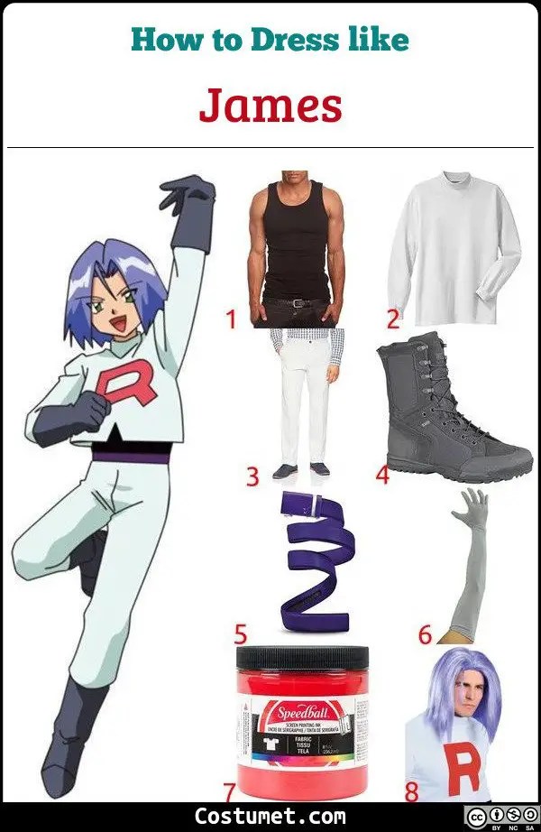 James from Team Rocket Costume for Cosplay & Halloween