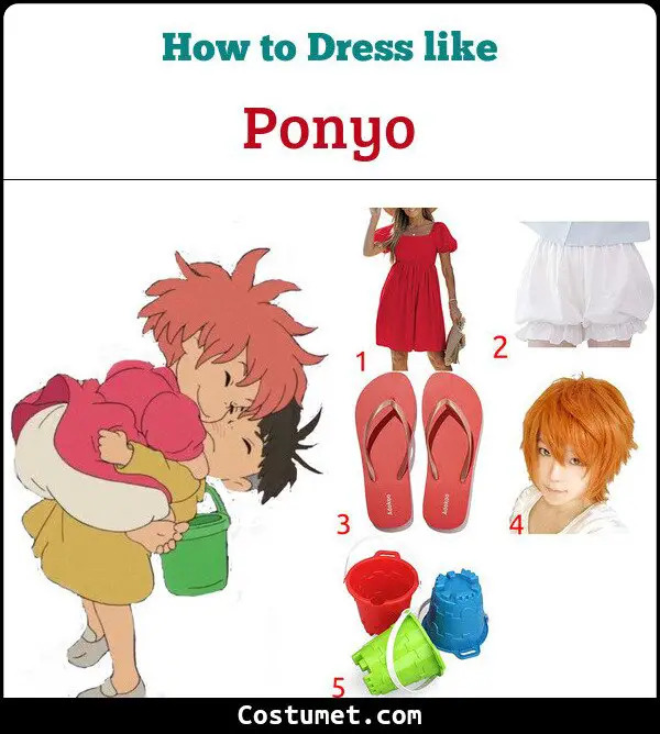 Ponyo Costume for Cosplay & Halloween