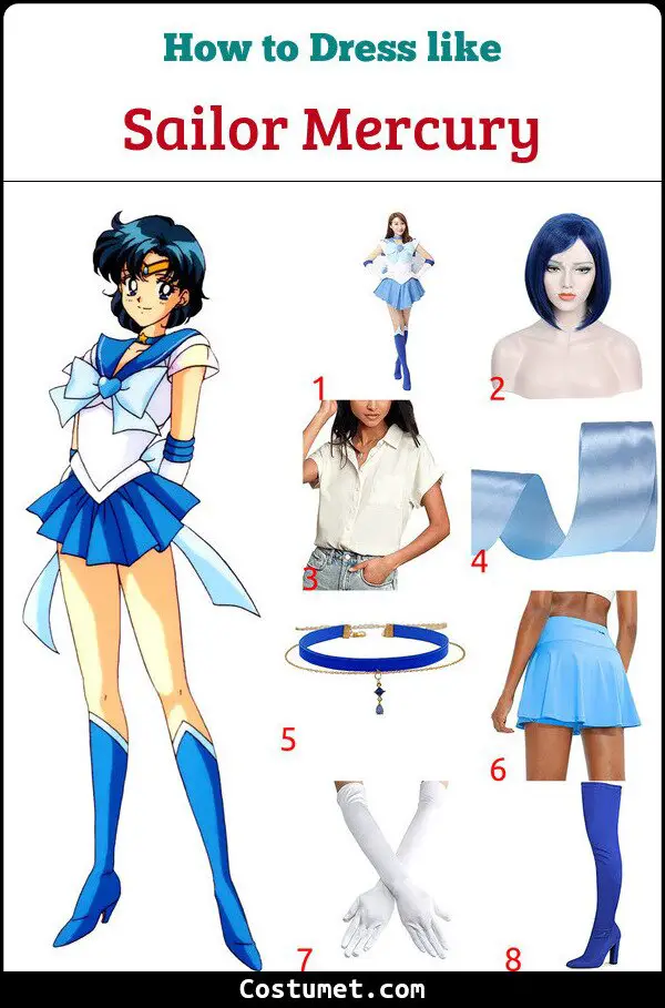 Sailor Mercury Costume for Cosplay & Halloween