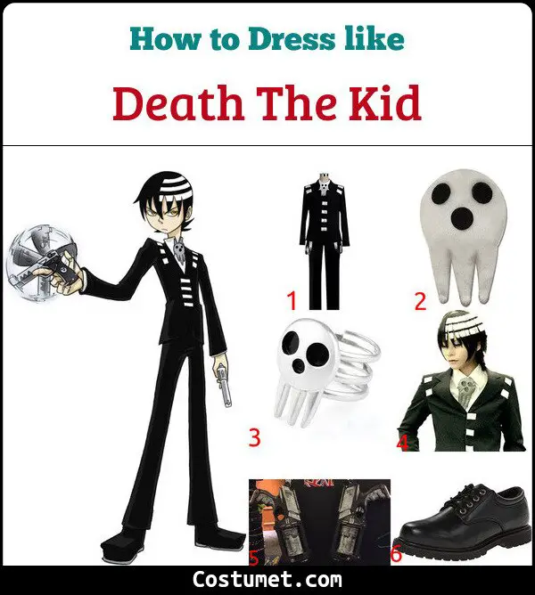 Death The Kid Costume for Cosplay & Halloween