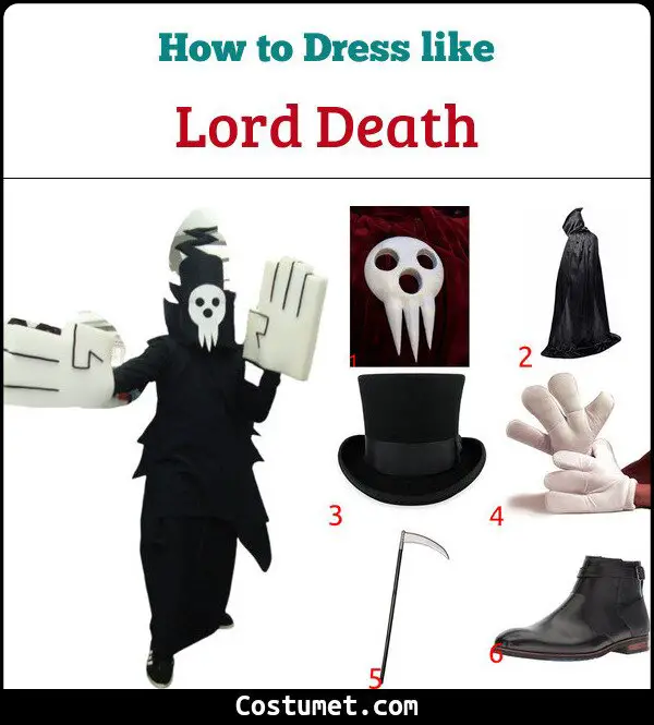 Lord Death Costume for Cosplay & Halloween