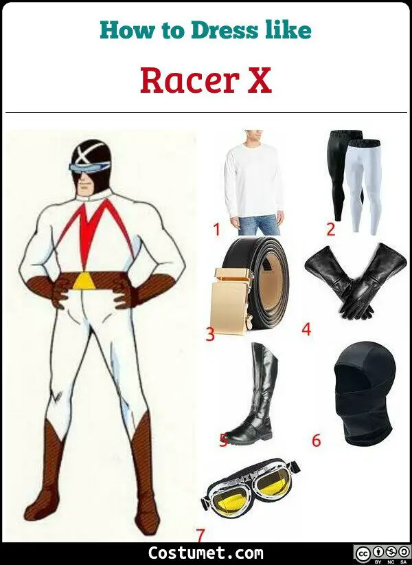 Racer X Costume for Cosplay & Halloween