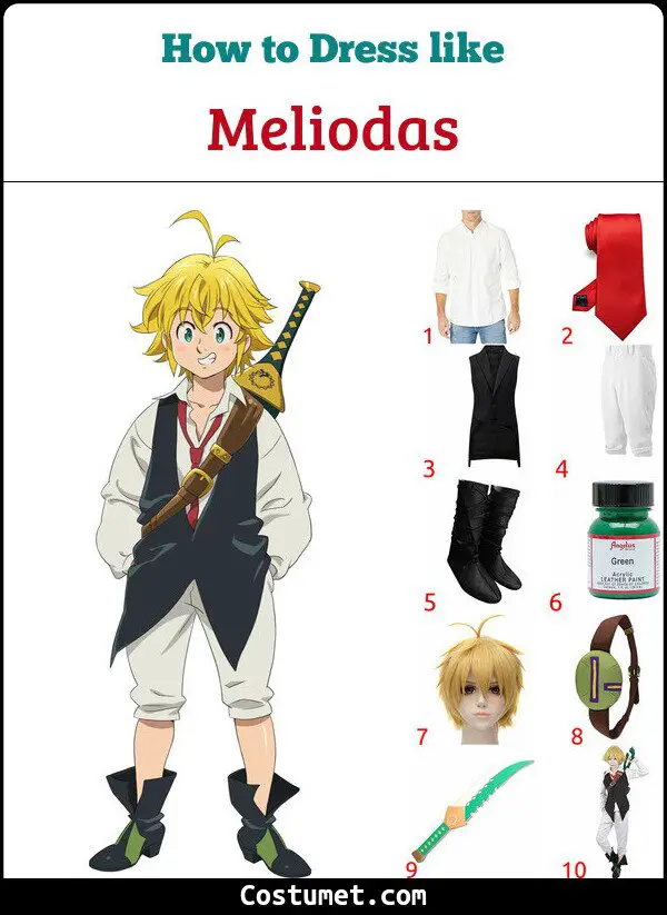 Meliodas Costume for Cosplay & Halloween