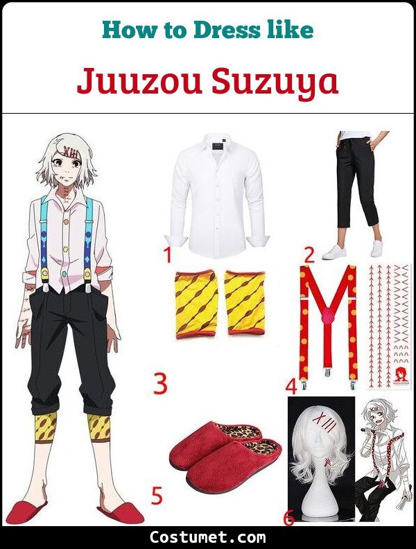 Juuzou Suzuya Costume for Cosplay & Halloween