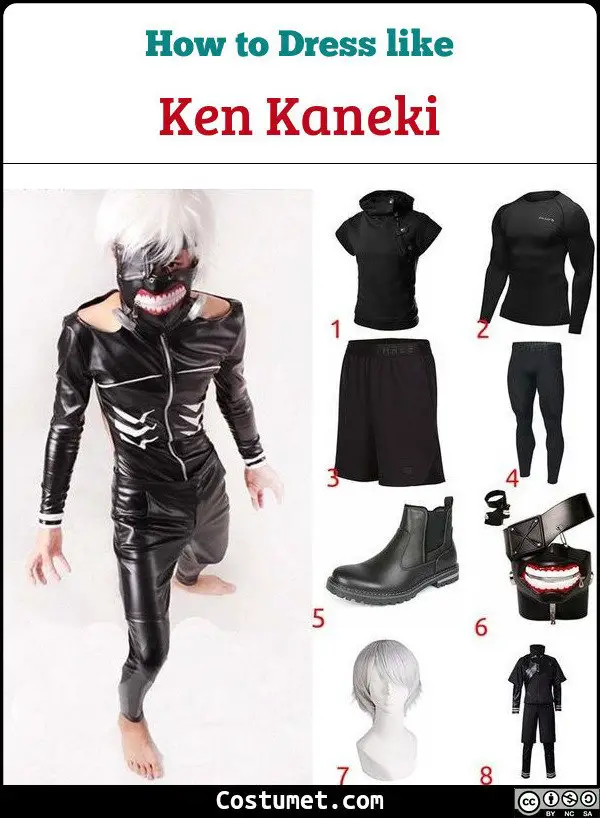 Ken Kaneki Costume for Cosplay & Halloween