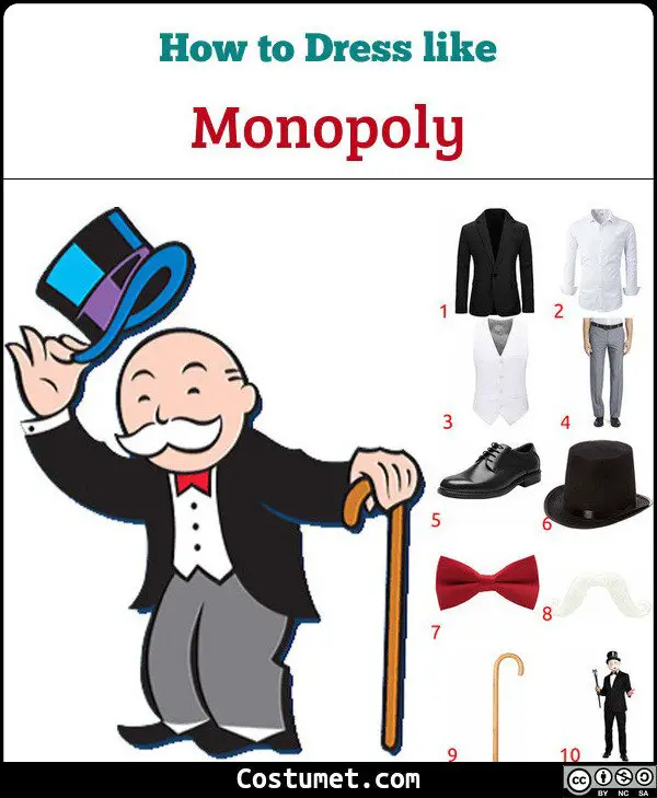 Monopoly Costume for Cosplay & Halloween