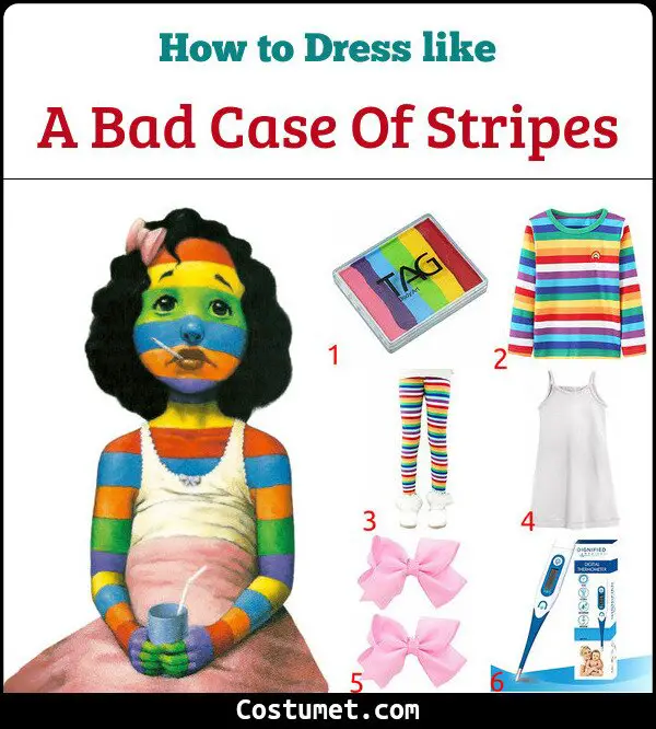 A Bad Case Of Stripes Costume for Cosplay & Halloween