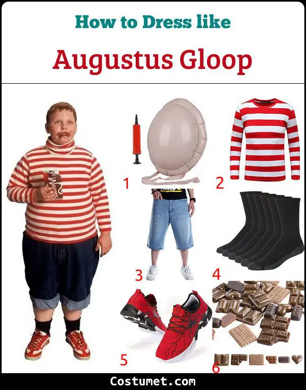 Augustus Gloop Costume for Cosplay & Halloween