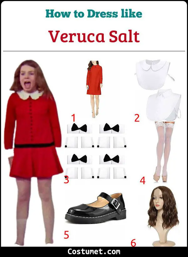 Veruca Salt Costume for Cosplay & Halloween