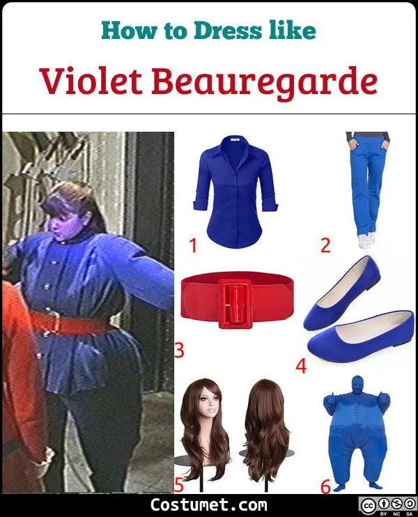 Violet Beauregarde Costume for Cosplay & Halloween