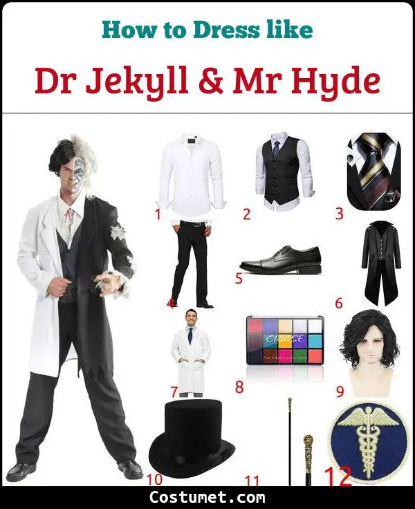 Dr Jekyll & Mr Hyde Costume for Cosplay & Halloween