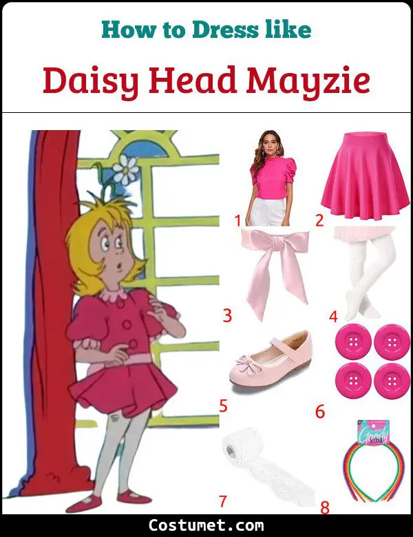 Daisy Head Mayzie Costume for Cosplay & Halloween